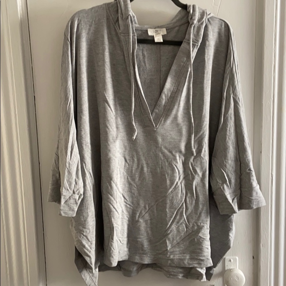 Loft grey lounge hoodie